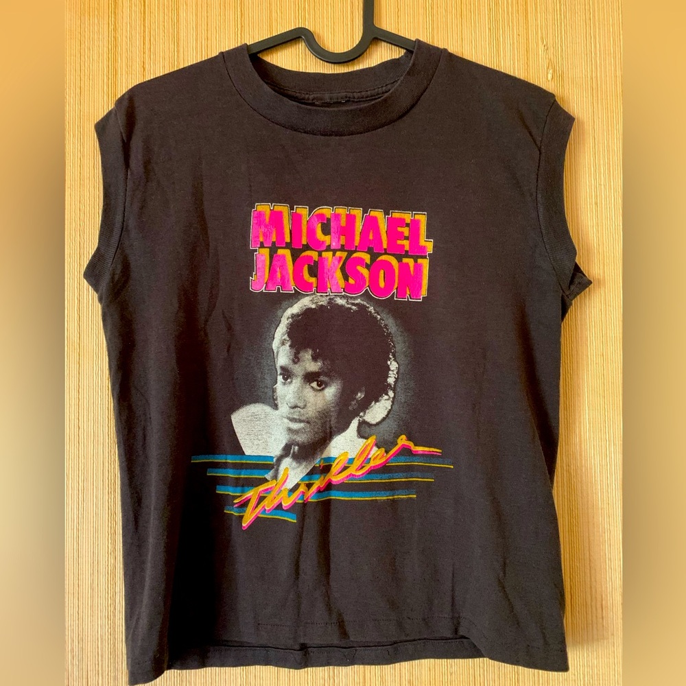 Michael Jackson 1983 Vintage Thriller sleeveless shirt